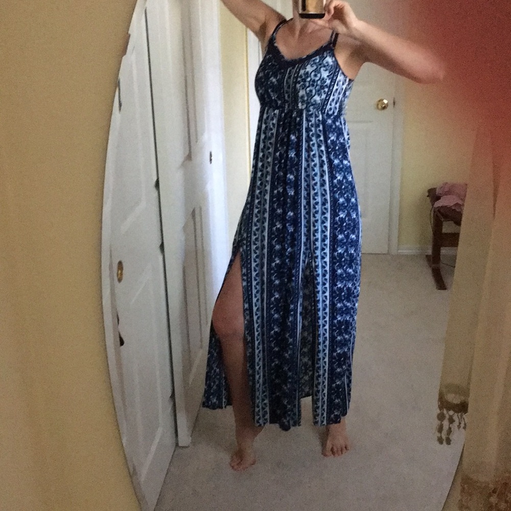 Mossimo beach maxi dress M